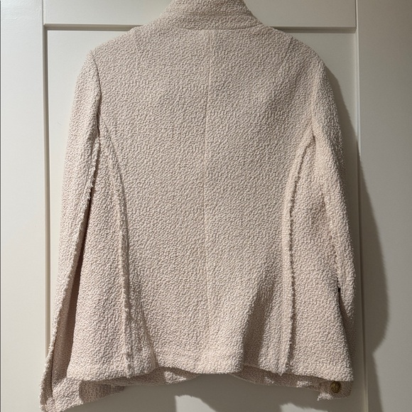 Rag & Bone Slade Ecru textured blazer size 12 - Picture 7 of 8